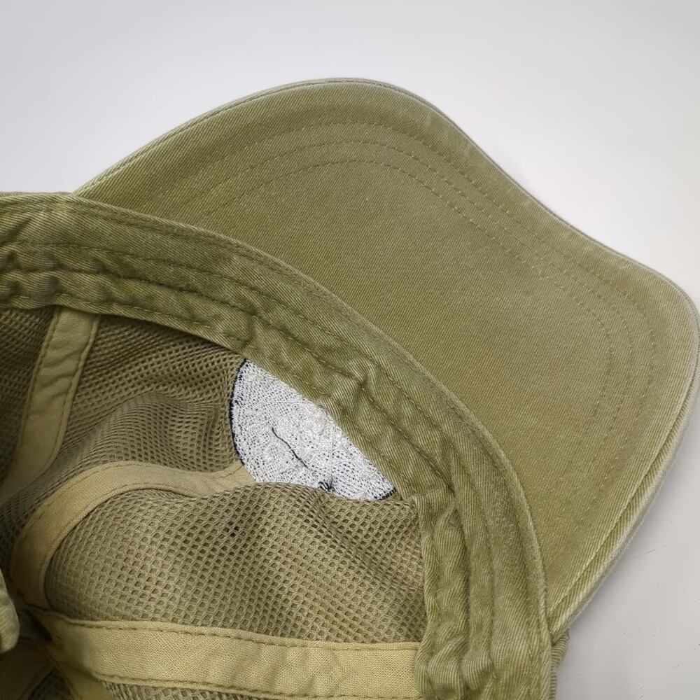 Adams Baseball Cap Green One Size McCall Idaho Whiskey Leather Strapback Hat - Picture 8 of 10